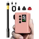 GPUTEK Mini Bike Pump Electric for Presta and Schrader Valves Bicycle Tire