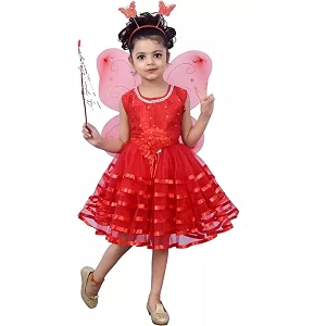 GR Fashion Girls Festive Designer Dress