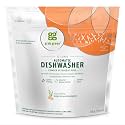Grab Green Automatic Dishwashing Detergent Pods, 12 Count, Tangerine Lemongrass Scent, Plant and Mineral Based, Superior Cleaning, Powerful Grease Removal, Brilliant Shine