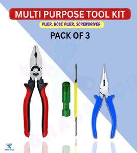 grabmoor bk3b 8 lineman plier 2in1 screwdriver nose plier for multipurpose use hand tool kit