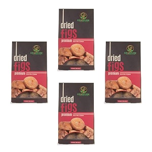 grabpure 100 pure dried figsroyal afghani anjeer dry fruits- 250 grams pack of 4