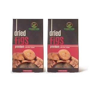 grabpure 100 pure dried figsroyal afghani anjeer dry fruits- 250 grams each pack of 2 anjeer 500g