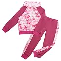 GRACE KARIN Girls 2 Piece Pant Sets Girl Long Sleeve Hooded Sweatshirt Clothes Set Kids Sweatpants Outfits Size 6-14