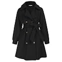 GRACE KARIN Girls Dress Coat Long Trench Belted Winter Coats 6-16Y