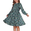 GRACE KARIN Girls Long Sleeve Floral Dress