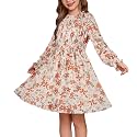 GRACE KARIN Girls Long Sleeve Floral Dress