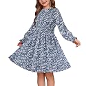 GRACE KARIN Girls Long Sleeve Floral Dress