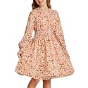 GRACE KARIN Girls Long Sleeve Floral Dress