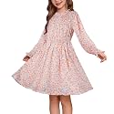 GRACE KARIN Girls Long Sleeve Floral Dress