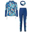 GRACE KARIN Girls Long Sleeve Swimsuit Two