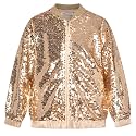 GRACE KARIN Girls Sequin Jacket Kids Bomber Zip Outwear Sparkle Fall Top Cardigan Dress Coat Size 5-14