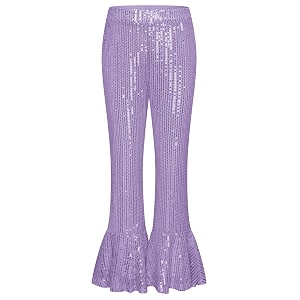GRACE KARIN Girls Sequin Pants Sparke Trouser