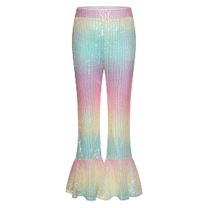 GRACE KARIN Girls Sequin Pants Sparke Trouser
