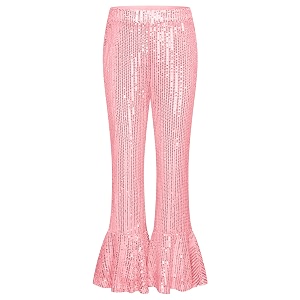 GRACE KARIN Girls Sequin Pants Sparke Trouser