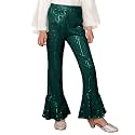 GRACE KARIN Girls Sequin Pants Sparke Trouser