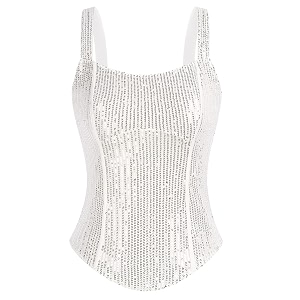 GRACE KARIN Sequin Tank Tops for Women