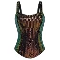 GRACE KARIN Sequin Tank Tops for Women