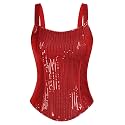 GRACE KARIN Sequin Tank Tops for Women