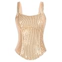 GRACE KARIN Sequin Tank Tops for Women