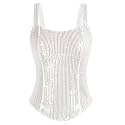 GRACE KARIN Sequin Tank Tops for Women