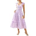 GRACE KARIN Women's Summer Floral Maxi Wedding Guest Dresses