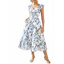GRACE KARIN Women's Summer Floral Maxi Wedding Guest Dresses