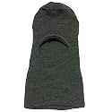 Graceway Men & Women Winter Warm Acro Wool Blend Knit Solid Balaclava Cap with neck cover for cold weather, super warm cozy, windproof (Grey)