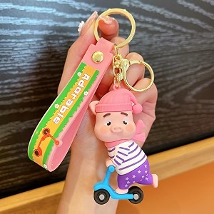 gracious mart 1 pcs keychains are small decorative items character cartoon keychains and keyrings set for school bags bike car birthday gifts