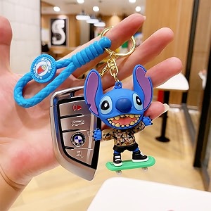 gracious mart 1 pcs keychains are small decorative items character cartoon keychains and keyrings set for school bags bike car birthday gifts