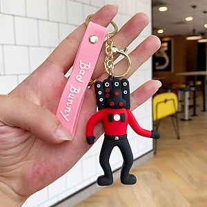 gracious mart 1 pcs keychains are small decorative items character cartoon keychains and keyrings set for school bags bike car birthday gifts