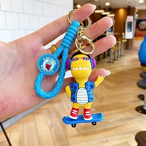 gracious mart 1 pcs keychains are small decorative items character cartoon keychains and keyrings set for school bags bike car birthday gifts