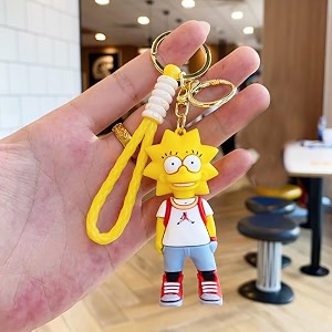 gracious mart 1 pcs keychains are small decorative items character cartoon keychains and keyrings set for school bags bike car birthday gifts