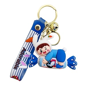 gracious mart 1 pcs keychains are small decorative items character cartoon keychains and keyrings set for school bags bike car birthday gifts