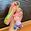 GRACIOUS MART (1 pcs Keychains are small, decorative items Character Cartoon Keychains and Keyrings Set For School Bags, Bike, Car Birthday Gifts