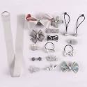 GRACIOUS MART 18 Pcs. Baby Girl's Hair Clips Set, Hair Ties Elastic for Girls Toddlers Hair Accessory.(18 PCS HAIR CLIPS)