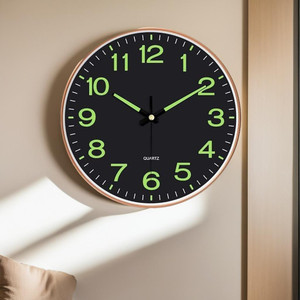 gracious mart analog 295 cm x 295 cm wall clock green with glass standard