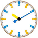 GRACIOUS MART Analog 29.5 cm X 29.5 cm Wall Clock (Yellow, With Glass, Standard)