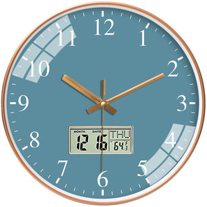 gracious mart analog-digital 295 cm x 295 cm wall clock lavender with glass standard