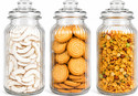 GRACIOUS MART Glass Grocery Container -
