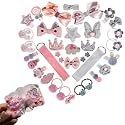 GRACIOUS MART Hair Accessories (36-PCS HAIR) With 1 Glitter Bow Clip Free