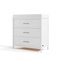 Graco Classic 3 Drawer Chest with Removable Changing Topper, White