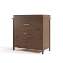 Graco Classic 3 Drawer Chest with Removable Changing Topper, Hazelnut