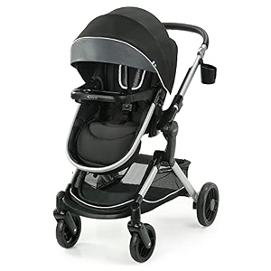 graco modes nest baby strollers for 0 to 3 years with height adjustable reversible seat spencer black