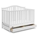 Graco Solano 4-in-1 Convertible Crib with Drawer, White