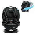 Graco® Turn2Me 3-in-1 Convertible Car Seat Rotating Seat feature with Rear-Facing Forward-Facing and Highback Booster options in Cambridge