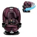Graco® Turn2Me 3-in-1 Convertible Car Seat London featuring Headrest and Harness Adjust Easy Installation and Steel Reinforced Frame