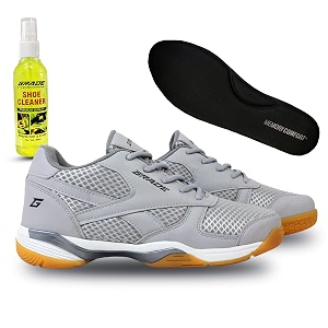 grade winner memory foam badminton shoes for men