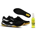 Grade WINNER Memory Foam Badminton Shoes for Men | Non Marking Shoes for Badminton Men | Squash Shoes and Table Tennis Non Marking Shoes for Men | Lightweight and Comfortable Gum Sole Shoes