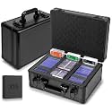 Graded Card Storage Box, Top Loaders Storage Case, Sports Trading Card Box, Cards Slab Case PSA MTG CSG BGS SGC Magnetic Holder, Waterproof Carrying Collector Storage Boxes