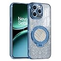 Gradient Glitter Magnetic Ring Stand Case for